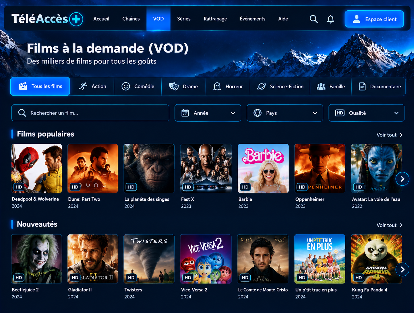 Films à la demande (VOD)